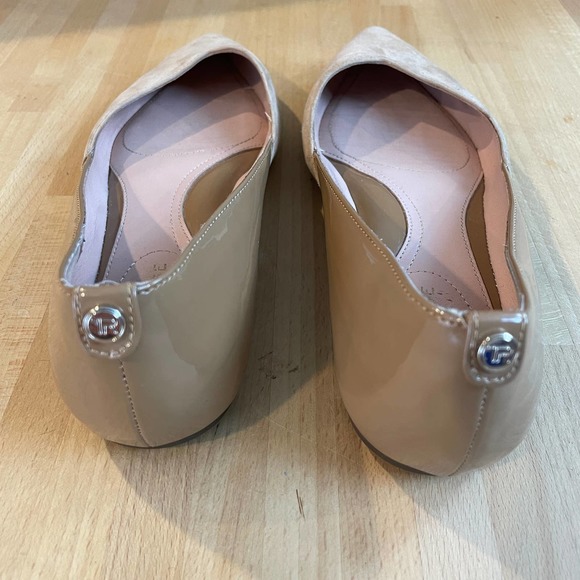 Taryn Rose "Francine" Suede and Patent Leather Flats - Picture 5 of 10
